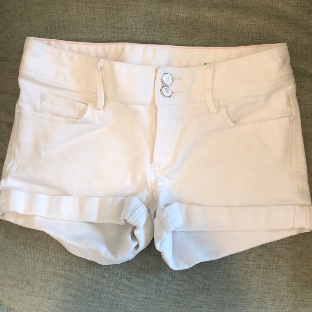Lilly Pulitzer White Jean Shorts